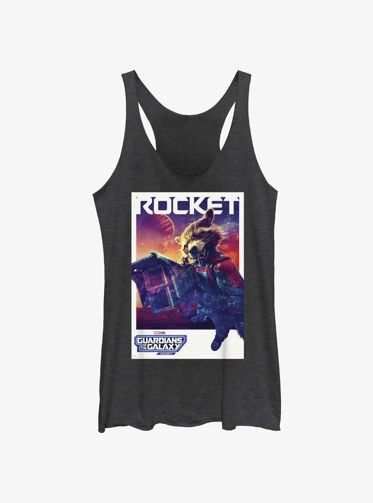 Guardians Of The Galaxy Vol. 3 Rocket Poster Womens Tank Top