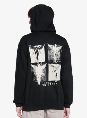 Nirvana Utero Angel Grid Hoodie