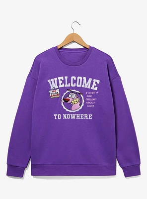 Courage the Cowardly Dog Welcome to Nowhere Crewneck - BoxLunch Exclusive