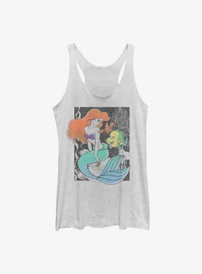 Disney The Little Mermaid Ariel and Flounder Poster Womens Tank Top