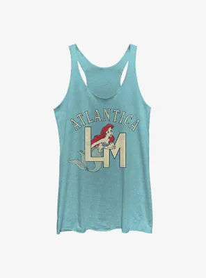 Disney The Little Mermaid Ariel Atlantica Monogram Womens Tank Top