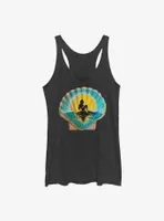 Disney The Little Mermaid Ariel On A Shell Womens Tank Top