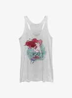 Disney The Little Mermaid Fair Flower Womens Tank Top