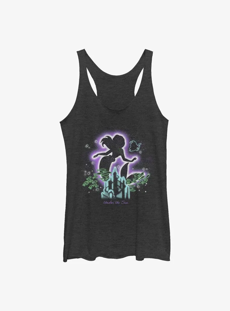 Disney The Little Mermaid My World Under Sea Womens Tank Top