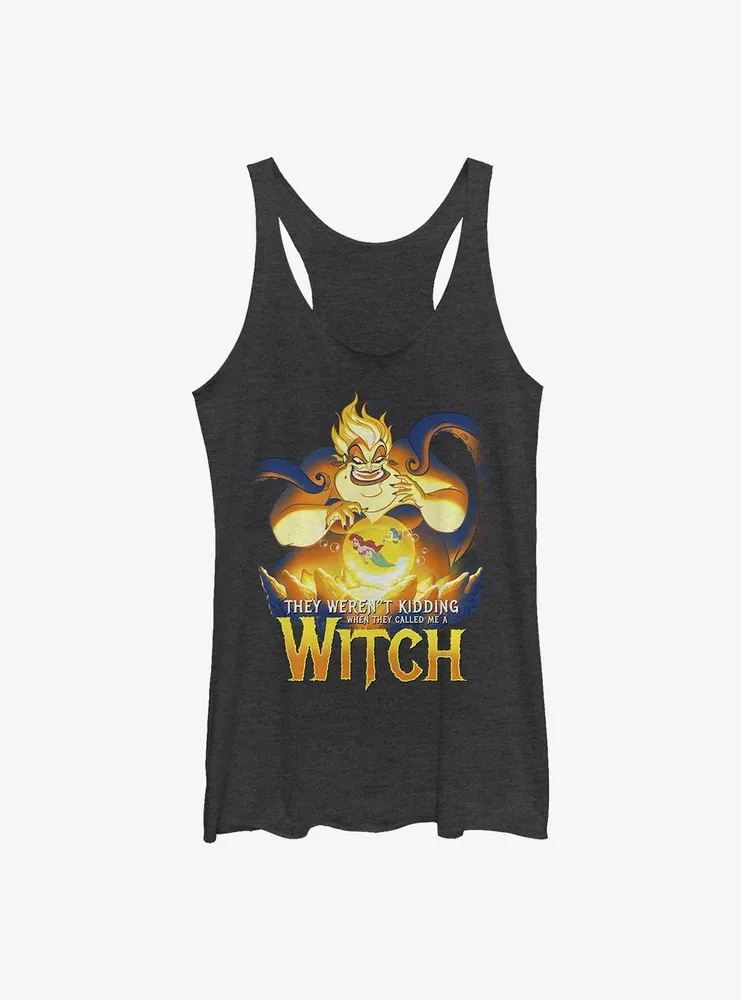 Disney The Little Mermaid Ursula Scheming Witch Womens Tank Top