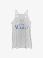 Disney The Little Mermaid Title Logo Womens Tank Top