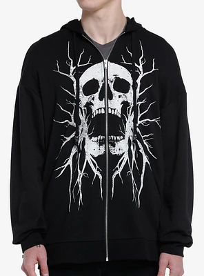 Social Collision Screaming Skull Hoodie