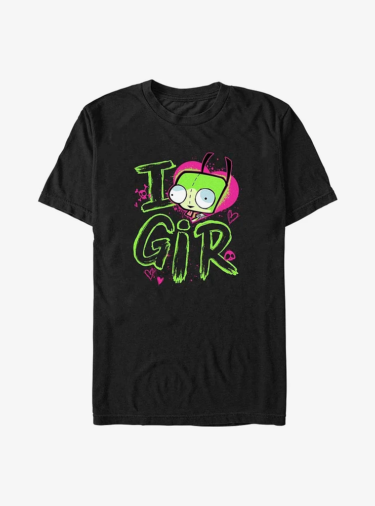 Invader ZIM Love Gir Big & Tall T-Shirt