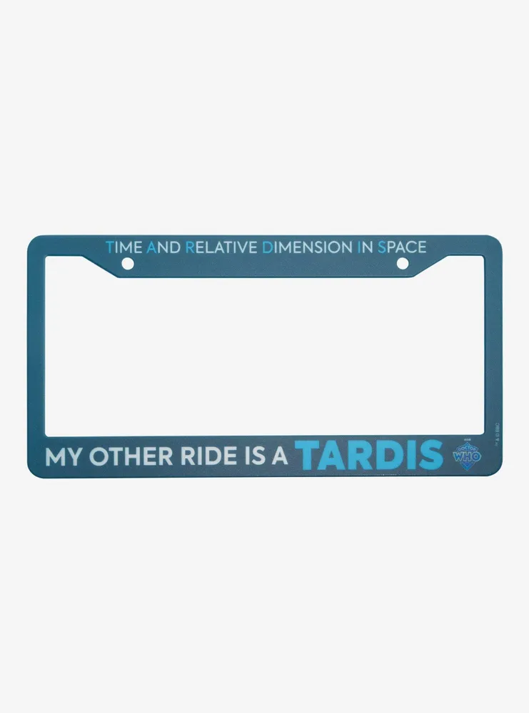 Doctor Who TARDIS License Plate Frame - BoxLunch Exclusive