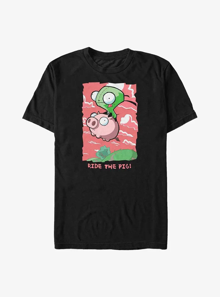 Invader ZIM Ride The Pig Big & Tall T-Shirt