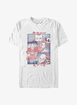 Avatar: The Last Airbender Manga Comic Panels Big & Tall T-Shirt