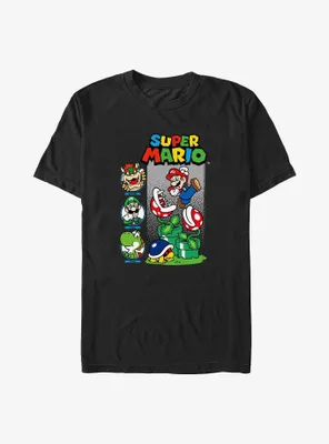 Mario Watch Out For The Pakkun Flowers Big & Tall T-Shirt