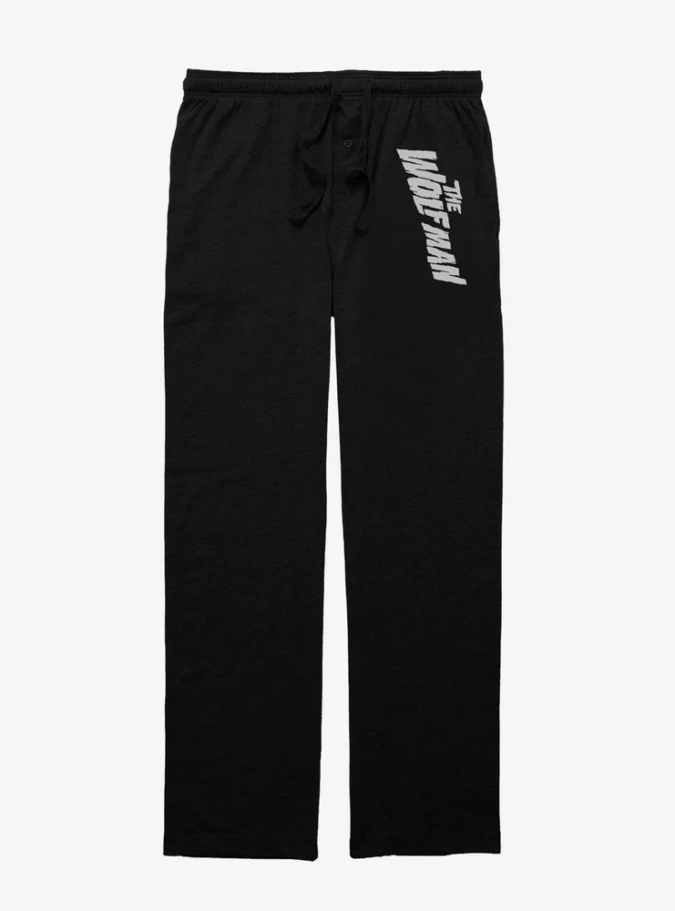 The Wolfman Title Logo Pajama Pants