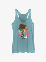 Disney The Little Mermaid Live Action Ariel With Flounder Womens Tank Top