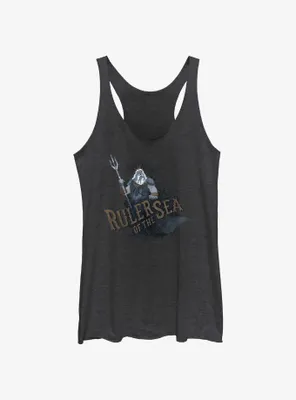 Disney the Little Mermaid Live Action Ruler of Sea Womens Tank Top