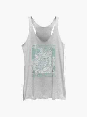 Disney the Little Mermaid Live Action Sisters of Sea Womens Tank Top