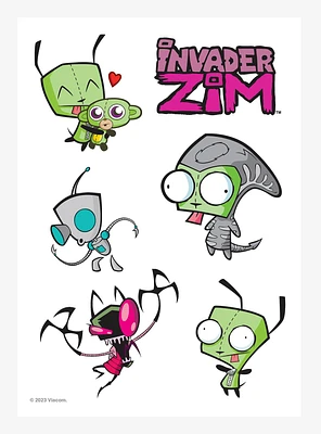 Invader Zim Pack Sticker Sheet