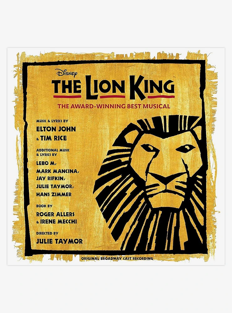 Disney The Lion King (Original Broadway Cast) Vinyl LP