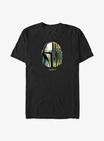 Star Wars The Mandalorian This Is Way Helmet Split Big & Tall T-Shirt