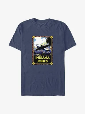 Indiana Jones Cities Postal Big & Tall T-Shirt