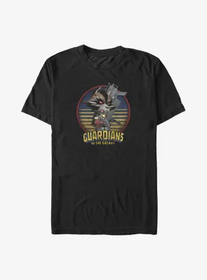 Marvel the Guardians of Galaxy Heavy Metal Rocket Big & Tall T-Shirt