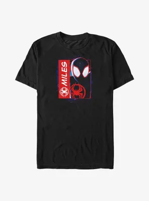 Marvel Spider-Man Miles Simple Comic Big & Tall T-Shirt