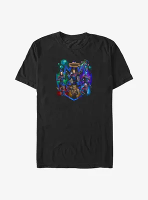 Marvel the Guardians of Galaxy Galactic Big & Tall T-Shirt
