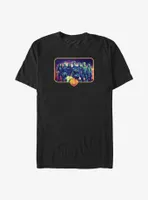 Marvel the Guardians of Galaxy Badge Groupshot Big & Tall T-Shirt