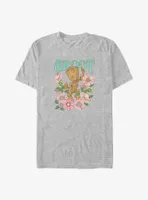 Marvel the Guardians of Galaxy Groot Flower Dance Big & Tall T-Shirt