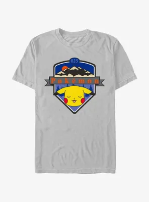 Pokemon Sleepy Pikachu Outdoors T-Shirt