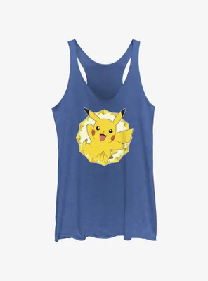 Pokemon Pikachu Kaleidoscope Frame Womens Tank Top