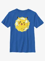 Pokemon Pikachu Kaleidoscope Frame Youth T-Shirt