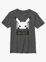 Pokemon Pikachu Face Number Youth T-Shirt