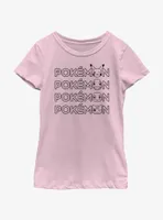 Pokemon Starter Heads Youth Girls T-Shirt