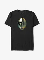 Star Wars The Mandalorian This Is Way Helmet Split Big & Tall T-Shirt