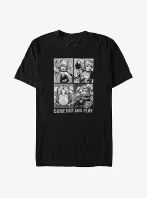 DC Comics Batman Harley Quinn Come Out and Play Poster Big & Tall T-Shirt