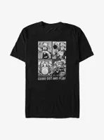 DC Comics Batman Harley Quinn Come Out and Play Poster Big & Tall T-Shirt