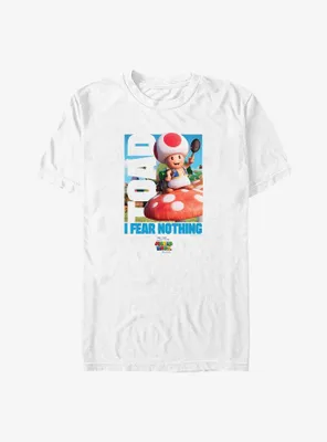 The Super Mario Bros. Movie Toad Fears Nothing Big & Tall T-Shirt
