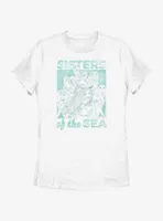 Disney the Little Mermaid Live Action Sisters of Sea Womens T-Shirt