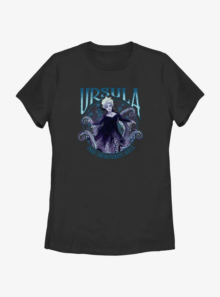 Disney The Little Mermaid Live Action Ursula Poor Unfortunate Souls Womens T-Shirt