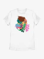 Disney The Little Mermaid Live Action Ariel With Flounder Womens T-Shirt