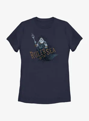 Disney the Little Mermaid Live Action Ruler of Sea Womens T-Shirt