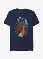 Disney The Little Mermaid Live Action Ariel Sea Plants Portrait T-Shirt