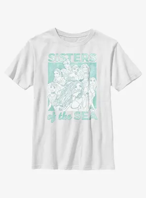 Disney the Little Mermaid Live Action Sisters of Sea Youth T-Shirt