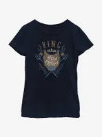 Disney the Little Mermaid Live Action King of Ocean Youth Girls T-Shirt