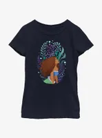 Disney The Little Mermaid Live Action Ariel Sea Plants Portrait Youth Girls T-Shirt