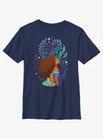 Disney The Little Mermaid Live Action Ariel Sea Plants Portrait Youth T-Shirt