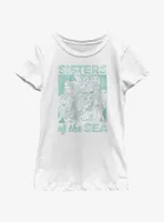 Disney the Little Mermaid Live Action Sisters of Sea Youth Girls T-Shirt