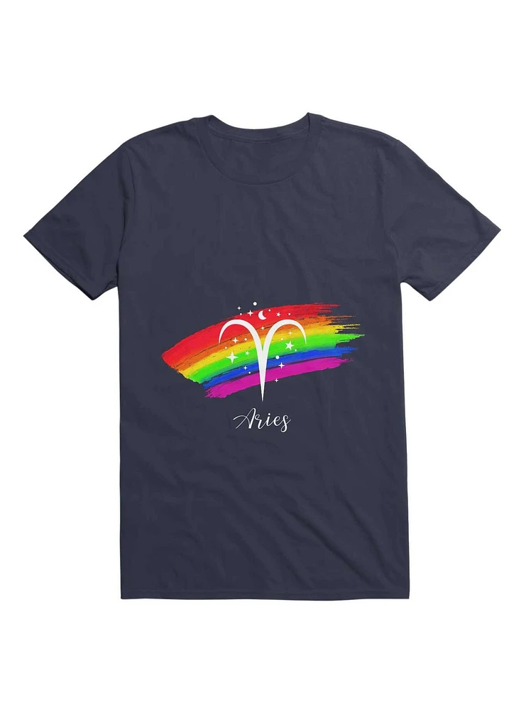 Aries Astrology Zodiac LGBT T-Shirt