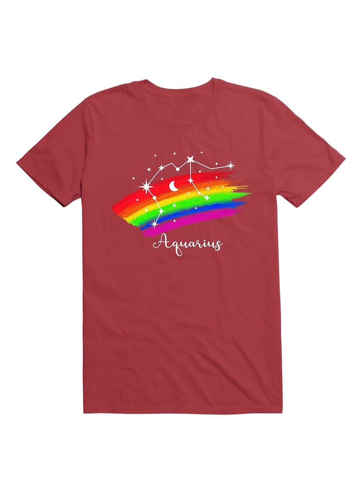 Aquarius Astrology Zodiac Sign LGBT T-Shirt